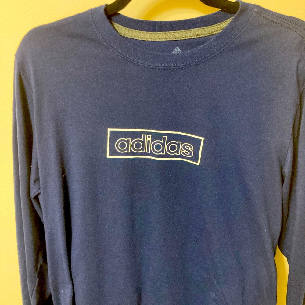 Blue Adidas Long Sleeve